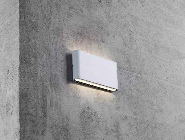 Nordlux - LED Vonkajšie nástenné svietidlo KINVER LED/8,5W/230V IP54 biela