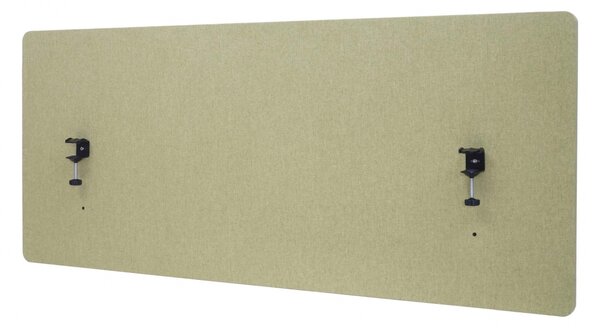 Akustický panel na stôl HWC-G75 - dvojstenná látka/textil - 60x140 - zelená