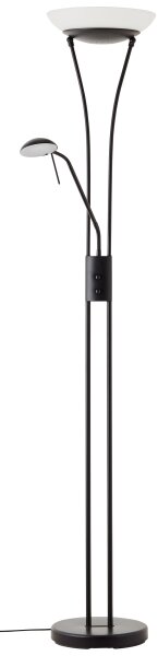 Brilliant - Stmievateľná stojacia LED lampa FINN 2xLED/13W/230V čierna