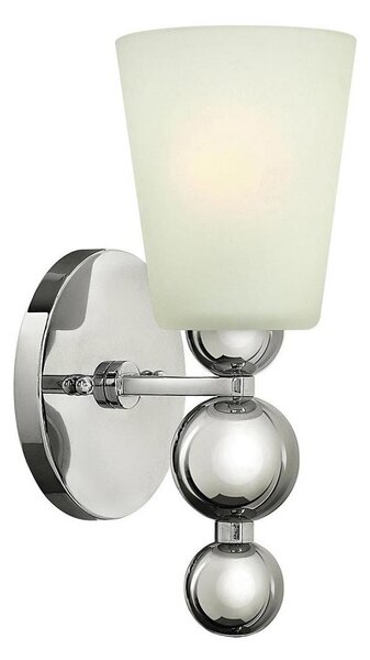 Hinkley HK-ZELDA1-PN - Nástenné svietidlo ZELDA 1xE27/60W/230V lesklý chróm
