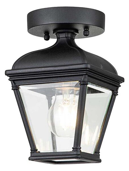 Elstead BAYVIEW-PORCH-BK - Vonkajšie stropné svietidlo BAYVIEW 1xE27/60W/230V IP44