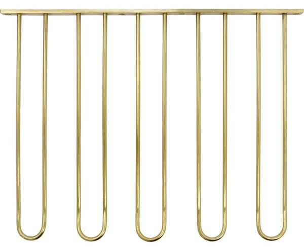 Nástenný držiak pohárov na víno Gold