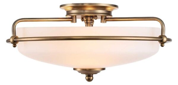 Quoizel QZ-GRIFFIN-F-WS - Stropné svietidlo GRIFFIN 3xE27/60W/230V bronzové