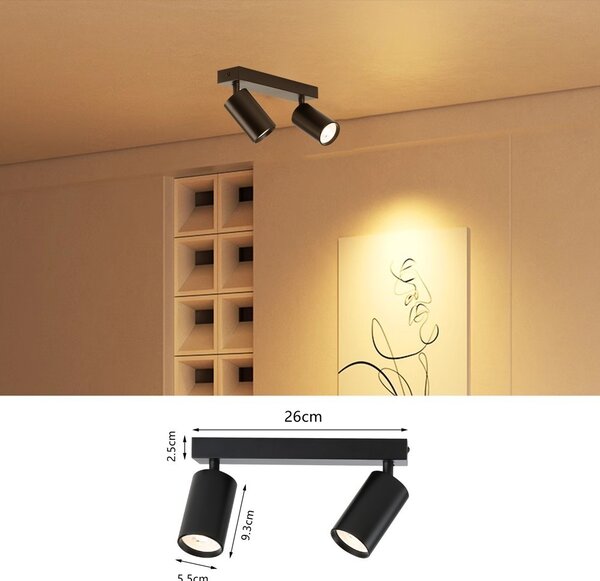 Immax NEO 07263Z LED bodové stropné svietidlo PUNTO | 4,8W integrovaný LED zdroj