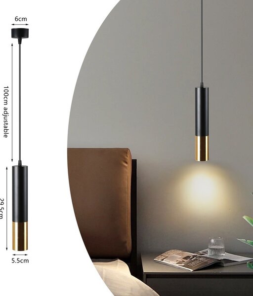 Immax NEO 07273Z LED závesné stropné svietidlo PUNTO | 4,8W integrovaný LED zdroj