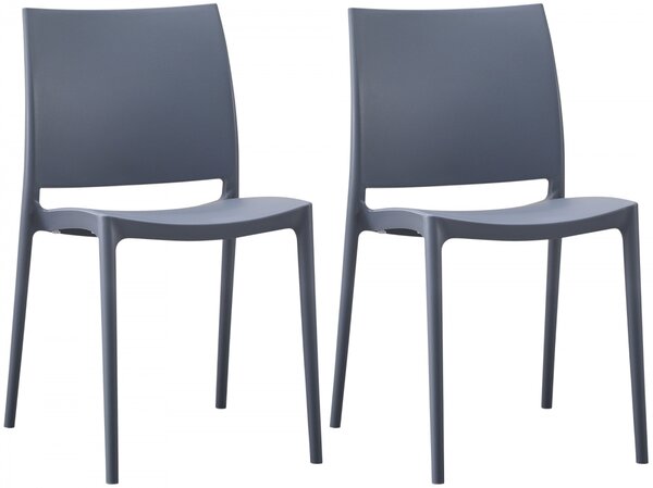 2x Stolička Meton - Sivá