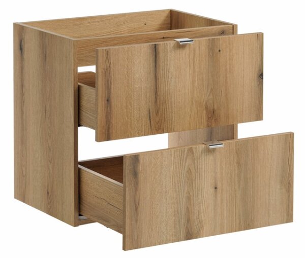 Skrinka pod umývadlo NOVA Oak 82-60-2S | 60 cm