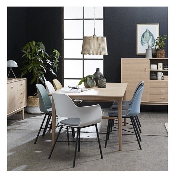 Biela jedálenská stolička Unique Furniture Whistler