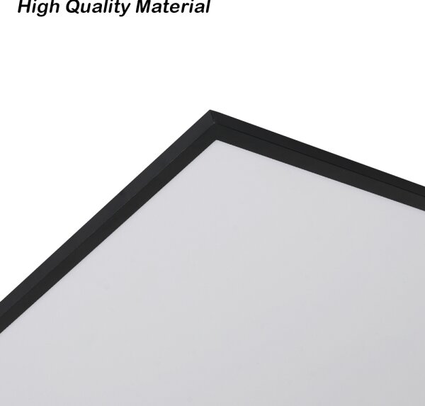 Brilagi - LED stropné svietidlo SLIMFRAME LED/80W/230V 120x60 cm 3000/4000/6000K čierne