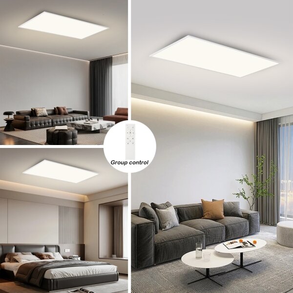 Brilagi - stmievateľné LED stropné svietidlo SLIMFRAME LED/80W/230V 120x60 cm biele + diaľkové ovládanie