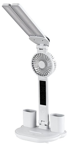 Rabalux 74030 - LED stmievateľná stolová lampa s ventilátorom NOVILO LED/7W/5V