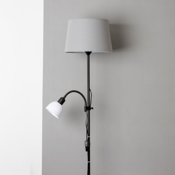 Brilagi - Stojacia lampa CERIA 1xE27/100W/230V + 1xE14/25W čierna/šedá