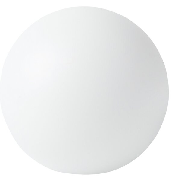 Vonkajšie guľaté LED svietidlo biele syntetický materiál 26 cm IP67 vodoodolné s diaľkovým ovládaním záhradné osvetlenie