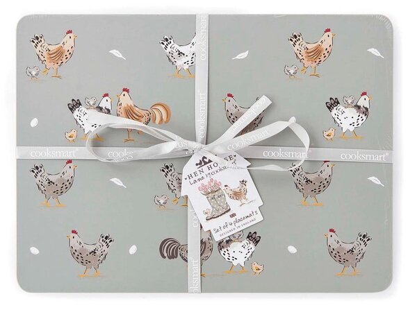 Korkové prestieranie 4 ks 21x29 cm Hen House – Cooksmart ®