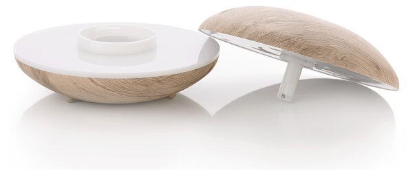 KONDELA Zvlhčovač/difuzér, farba drevo, OLIO