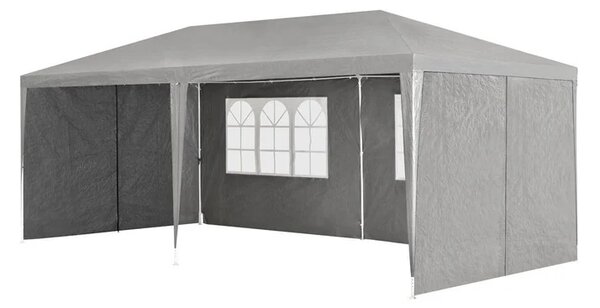 Párty stan 3x6 m - tmavosivá