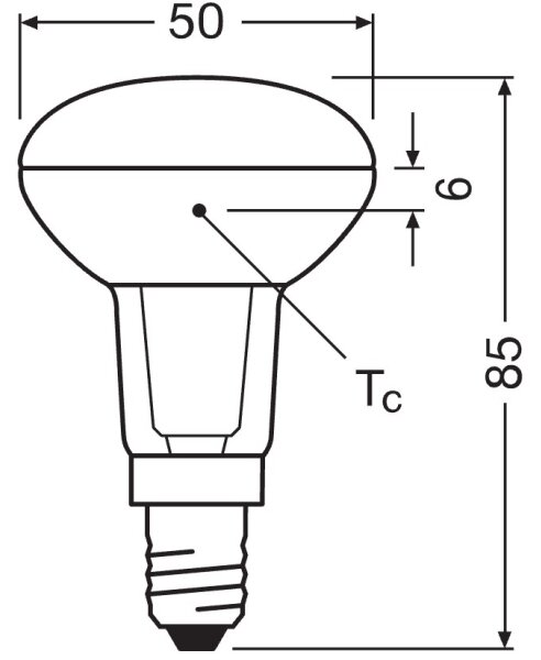 LED reflektorová žiarovka E14/4,3W/230V 2700K