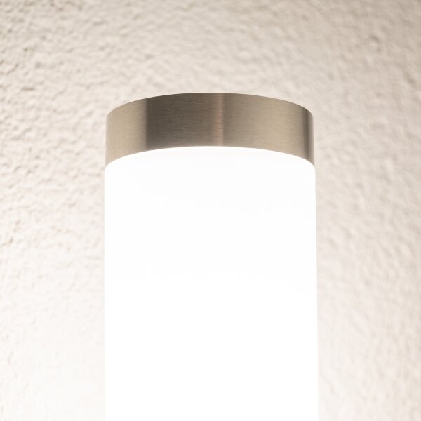 BRILAGI - LED vonkajšie nástenné svietidlo ELIA 1xE27/7W/230V 4000K IP44 chróm