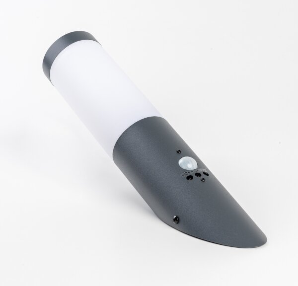 BRILAGI - Vonkajšie nástenné svietidlo ELIA s pohybovým senzorom, 1xE27/20W/230V, IP44, antracit