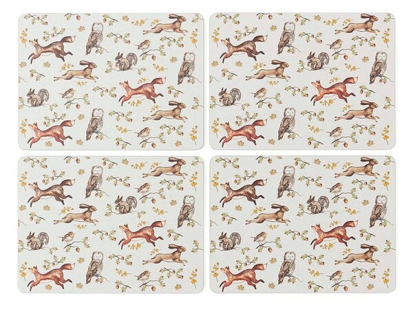 Korkové prestieranie 4 ks 21x29 cm Forest Fable – Cooksmart ®