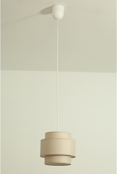 Brilagi - Luster na lanku RESNA 1xE27/60W/230V pr. 20 cm béžový