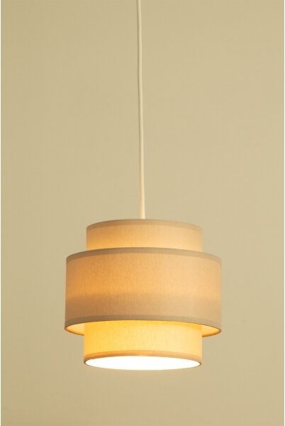 Brilagi - Luster na lanku RESNA 1xE27/60W/230V pr. 20 cm béžový