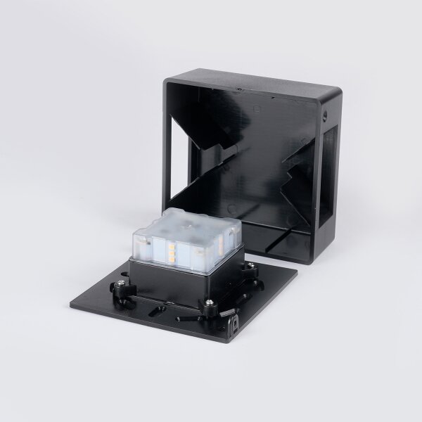 Brilagi - LED vonkajšie nástenné svietidlo DOUBLERAY LED/6W/230V čierne IP54