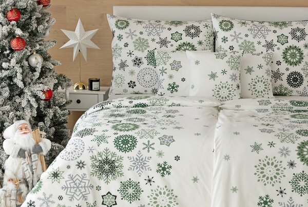 Obliečky Green Stars Bavlna deluxe 1x 140/200, 1x 70/90