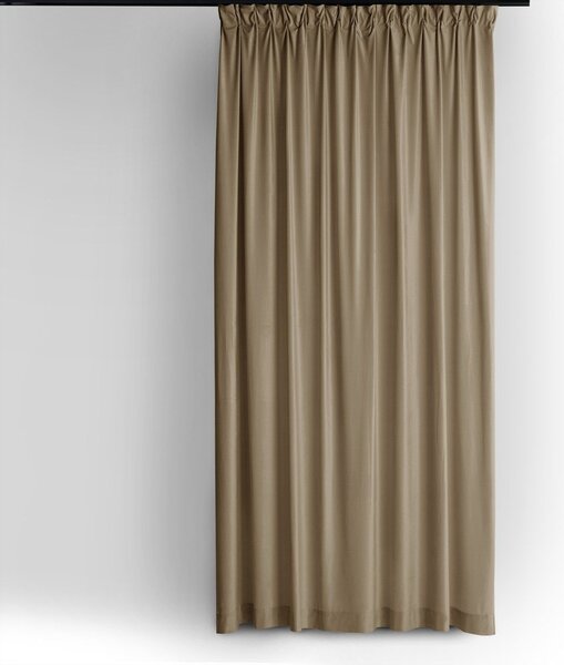 Béžový zamatový dimout záves 200x270 cm Velto – Filumi