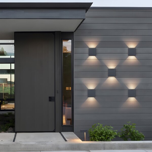 Brilagi - LED Vonkajšie nástenné svietidlo DOUBLERAY LED/6W/230V antracit IP54