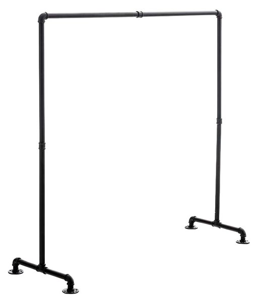 Vešiakový stojan Jersey 161761001 - 55x150x150 v industriálnom štýle - Čierna