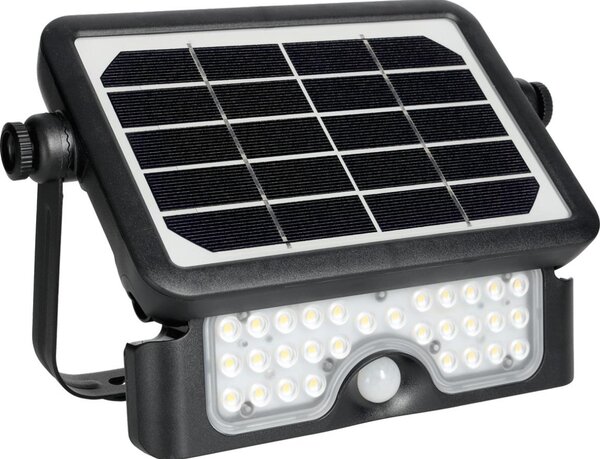 LED solárny reflektor so senzorom LED/5W/3,7V 4000K IP65 3000 mAh