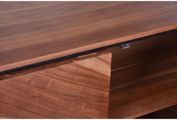 Skrinka z masívu akácie v prírodnej farbe 120x78x40 cm Ambala – Interia Home & Living
