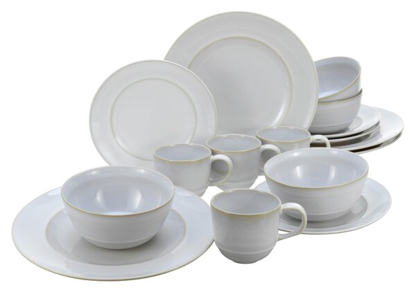 KOMBINOVANÝ SERVIS, 16-dielne, kamenina Creatable - Online Only bytové doplnky, Online Only