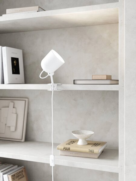 Nástenné svietidlo ANGLE White, štipcové