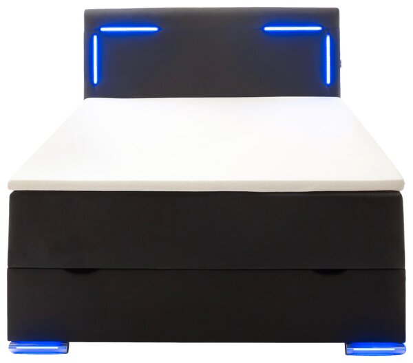 BOXSPRINGOVÁ POSTEĽ, 140/200 cm čierna Xora - Postele, Online Only