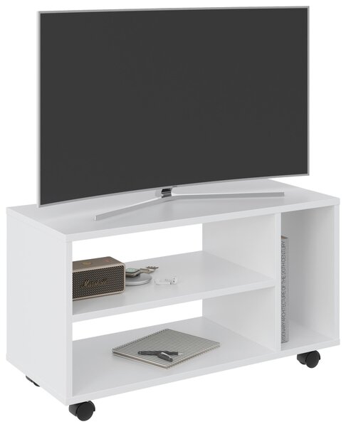 SKRINKA POD TV, biela, 73,5/42/33,5 cm Carryhome - TV nábytok