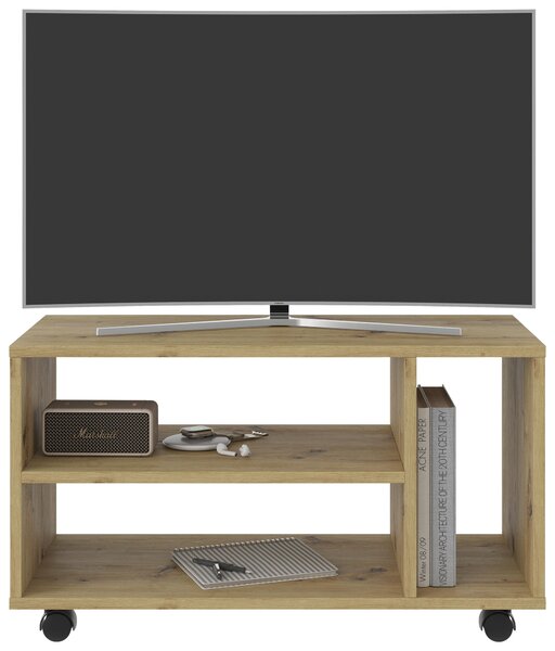 SKRINKA POD TV, dub artisan, 73,5/42/33,5 cm Carryhome - TV nábytok