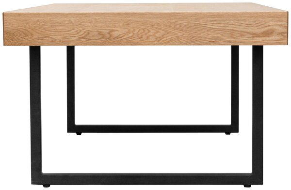 KONFERENČNÝ STOLÍK, čierna, farba duba, drevo, kov, kompozitné drevo, 110/65/42,5 cm MID.YOU - Stolíky do obývačky, Online Only