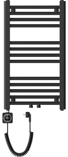 Mexen Mars, elektrické vykurovacie teleso 700 x 400 mm, 300 W, čierna, W110-0700-400-6300-70