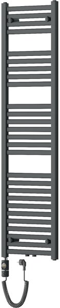 Mexen Hades, elektrické vykurovacie teleso 1500 x 400 mm, 600 W, antracitová, W104-1500-400-2600-66