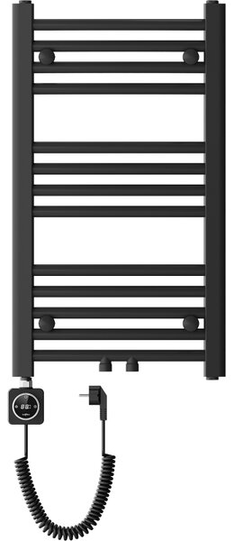 Mexen Ares, elektrické vykurovacie teleso 700 x 400 mm, 300 W, čierna, W102-0700-400-6300-70