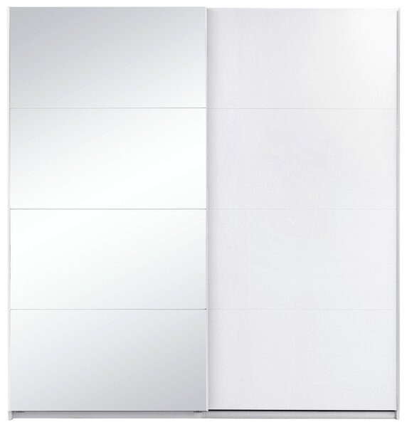 SKRIŇA S POSUVNÝMI DVERAMI, biela, 200/210/62 cm MID.YOU - Skrine, Online Only
