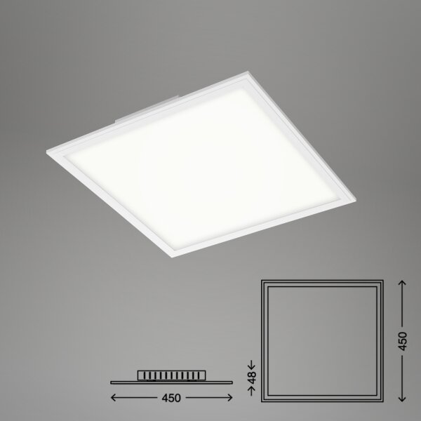 Briloner 7179-016 - LED Stmievateľné stropné svietidlo PIATTO LED/24W/230V + DO