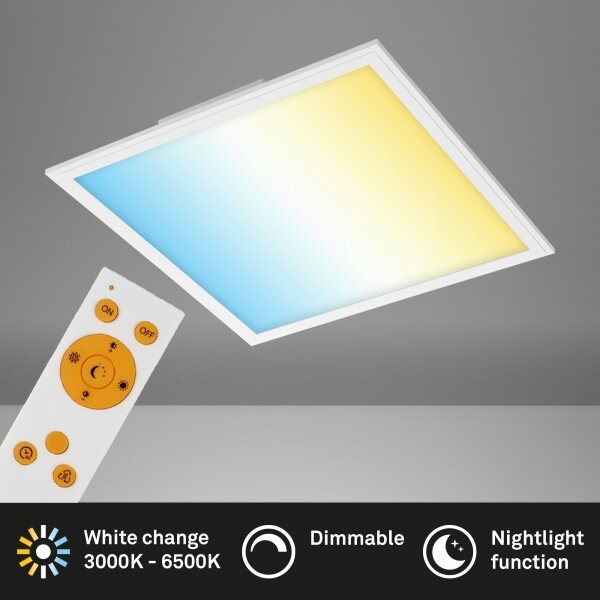 Briloner 7179-016 - LED Stmievateľné stropné svietidlo PIATTO LED/24W/230V + DO
