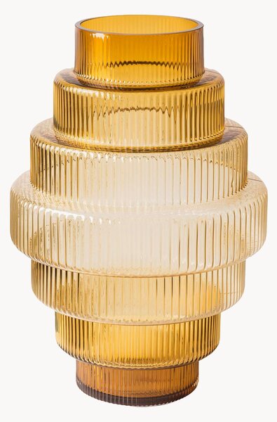 Sklenená váza Steps, V 30 cm