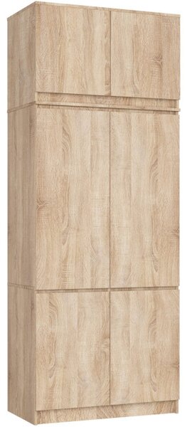 Skriňa s nadstavcom S 90 cm dub sonoma