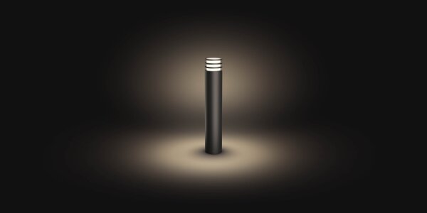 Philips - LED RGB stmievateľná vonkajšia lampa Hue LUCCA 1xE27/8,1W/230V IP44