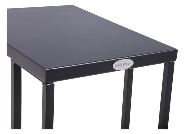 Oceľový záhradný odkladací stolík 43x30,5 cm Dorea – Garden Pleasure