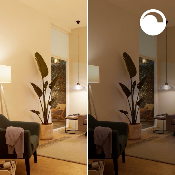 LED Stmievaná žiarovka Philips SMART P45 E14/4,9W/230V 2200-6500K